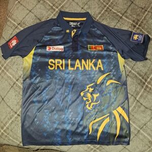 Sri Lanka Blue and Yellow Polo Shirt